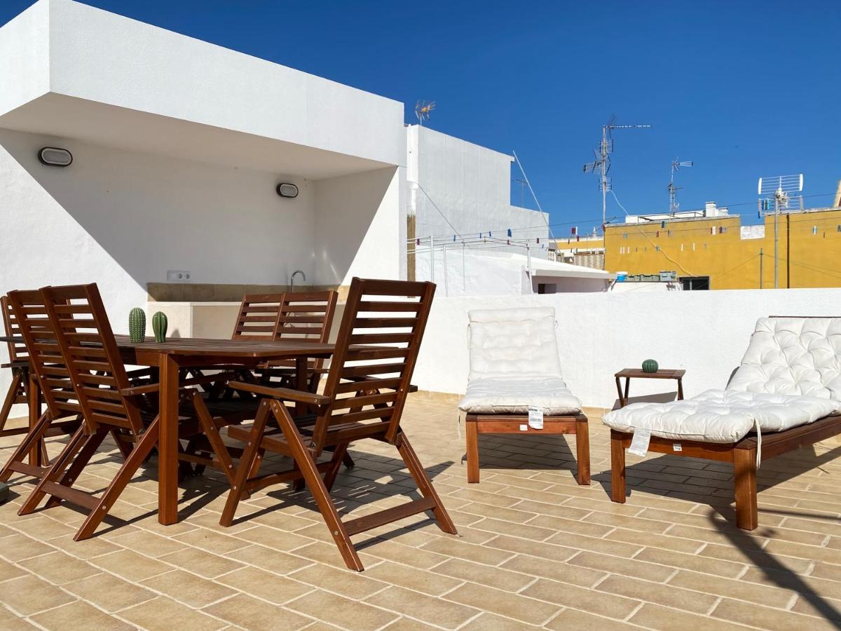 Tia Anica House I - Apartment With Terrace In Central Fuseta Beach Village Eksteriør billede